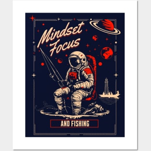 Mindset, Focus and Fishing Posters and Art